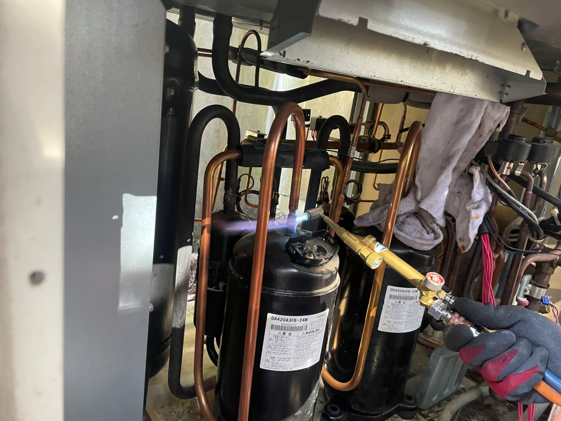 ガス溶接作業１